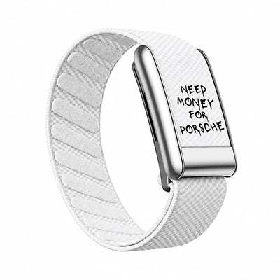 'Need Money' WHOOP Band - White