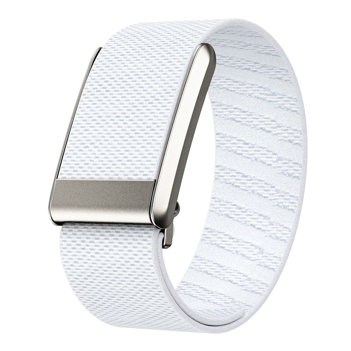 White / Silver Woven WHOOP Band